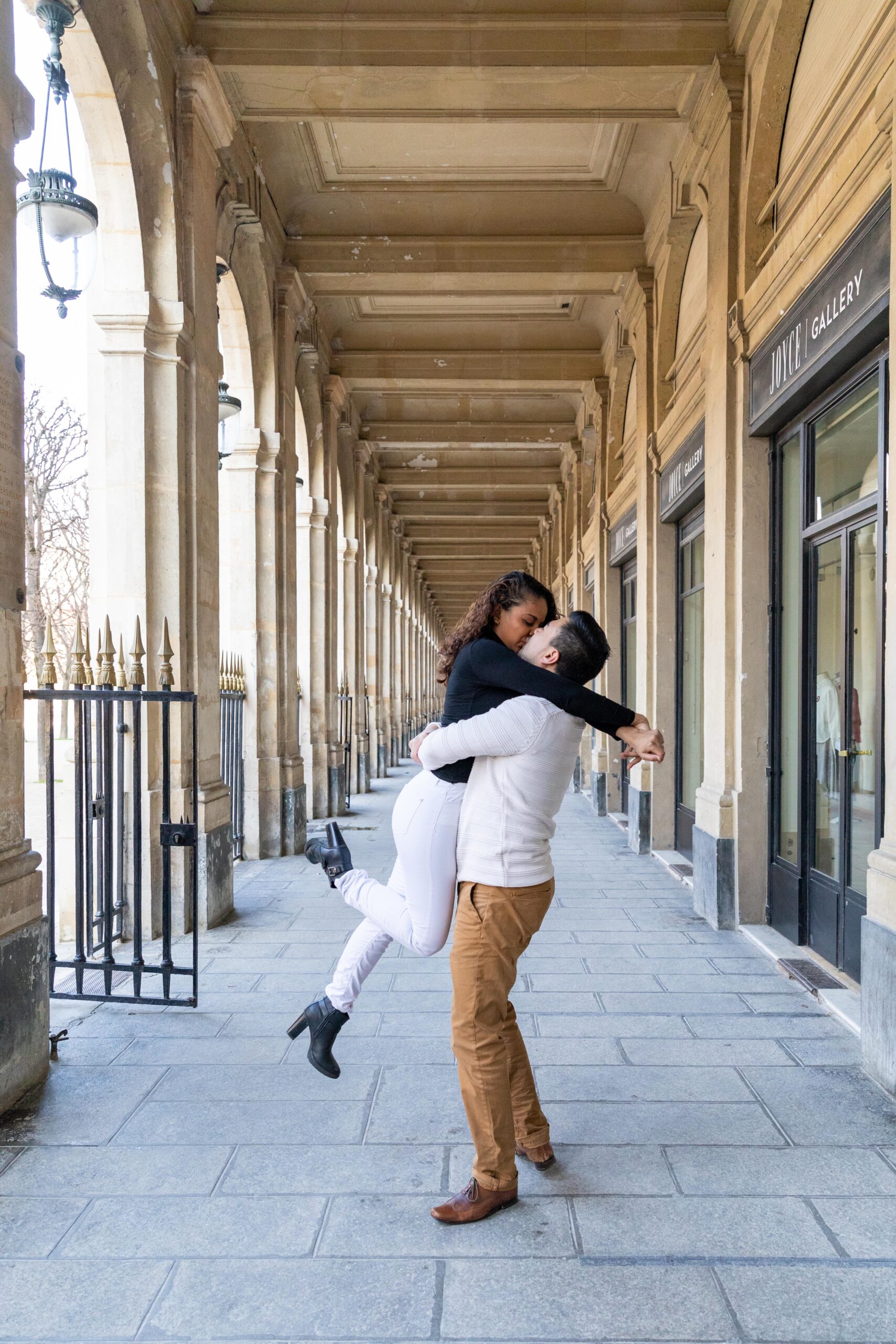 Photo couple lifestyle paris