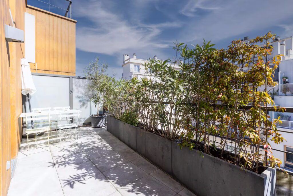 Photo Terrasse avec ciel dégagé