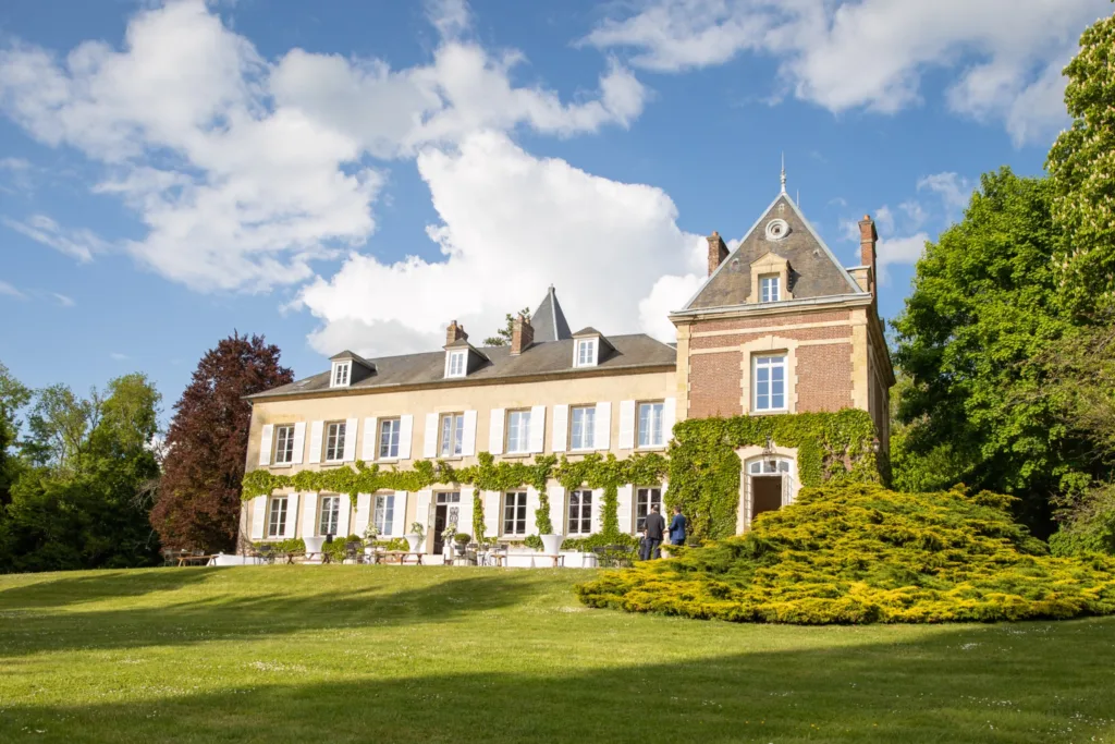 Photo de couple au Château de Reilly