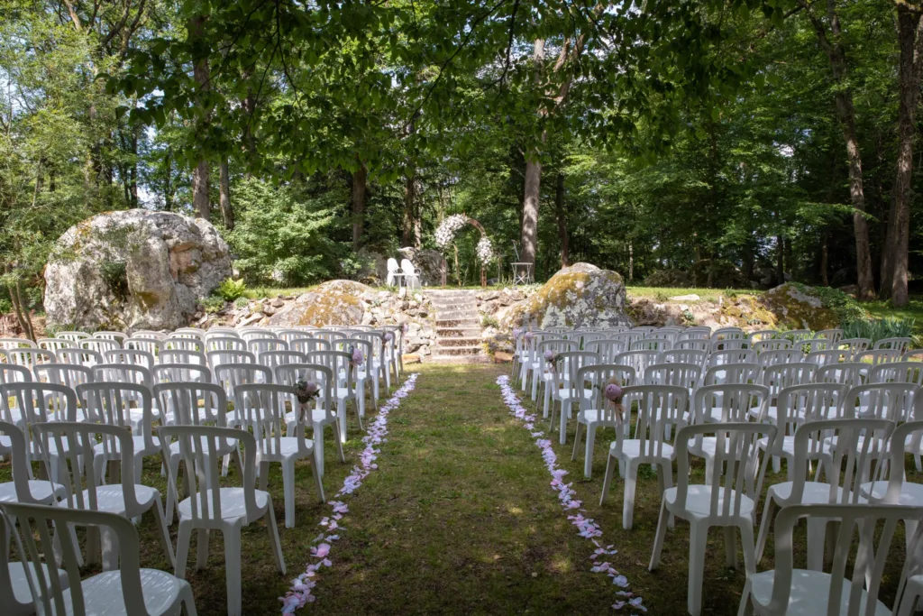 Cérémonie laïque au Manoir des Roches